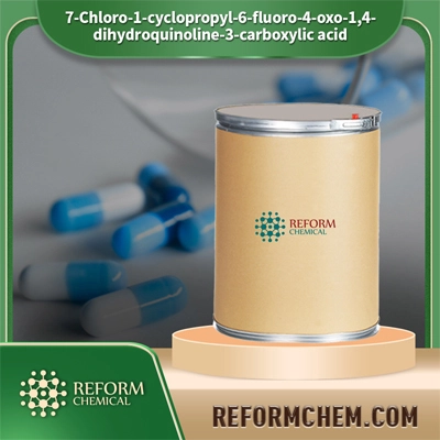 Kwas 7-Chloro-1-cyclopropyl-6-fluoro-4-oxo-1, 4-dihydrochinolino-3-karboksylowy